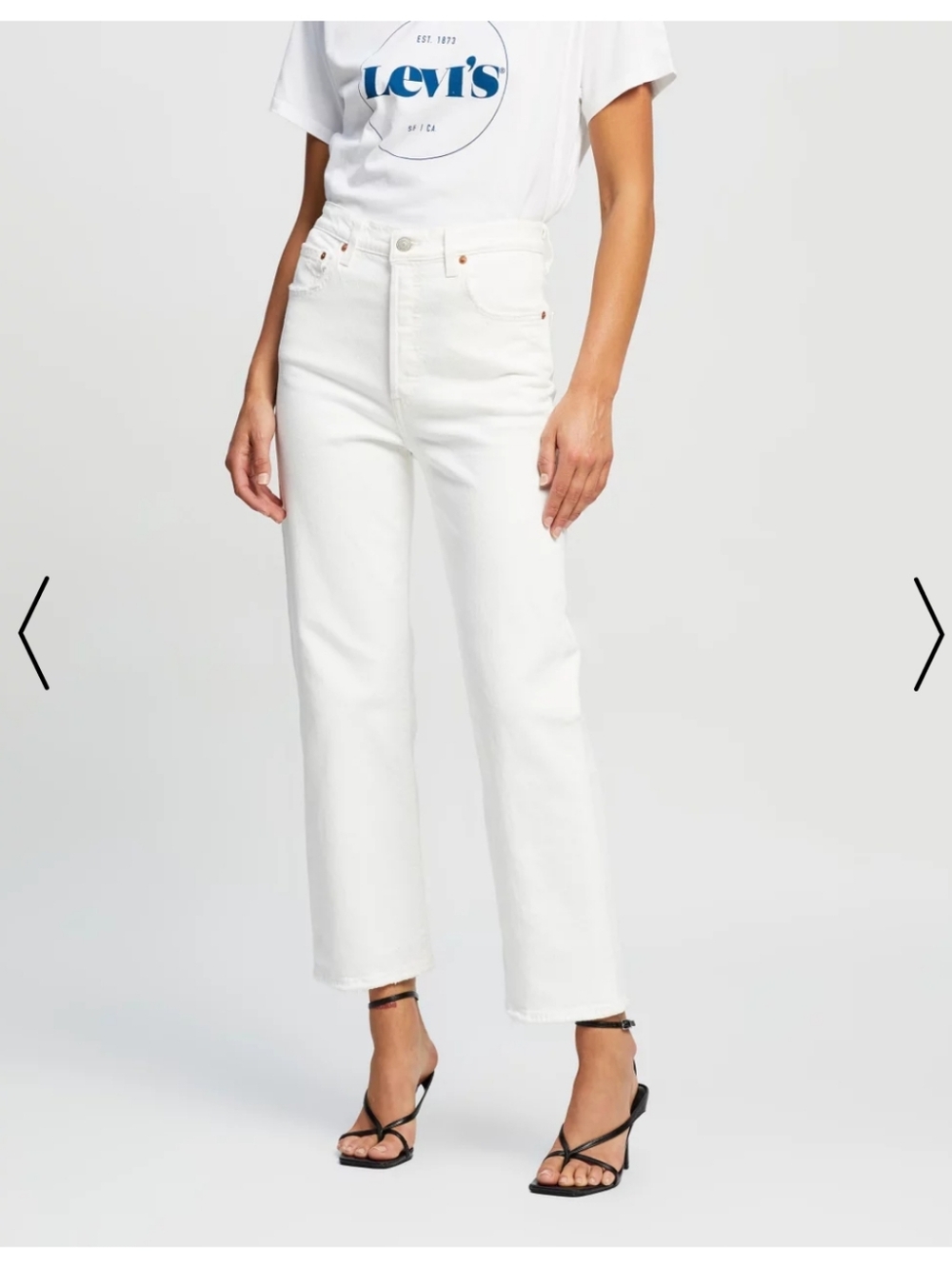 Levi's Ribcage Straight Ankle Jeans - 26x27
